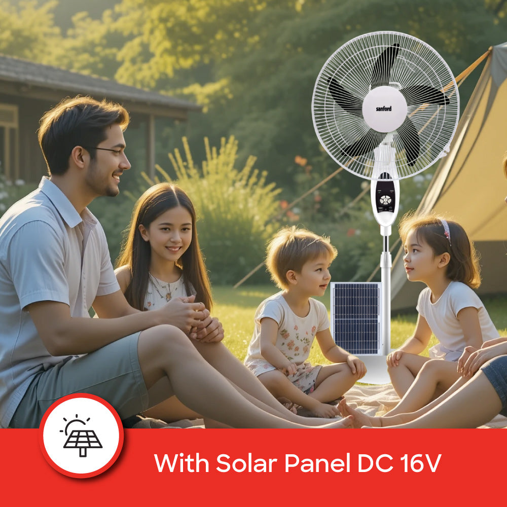 SANFORD RECHARGEABLE STAND FAN 18" - buysanford