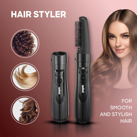 hair styler with dryer detachable comb 1000W sanford 5