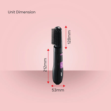 hair styler 2 in 1 curling brush 800W power sanford 6
