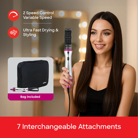 hair styler 9 in 1 multiple attachments 800W sanford 4