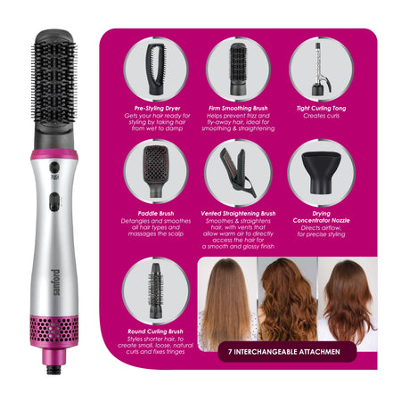 hair styler 9 in 1 multiple attachments 800W sanford 5