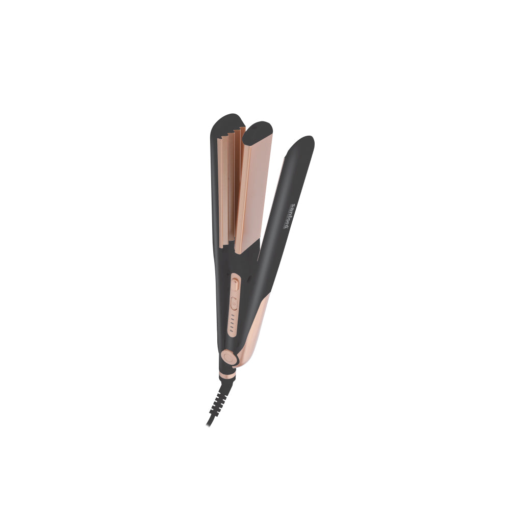 Sanford Ceramic Coated 2 IN 1 Hair Straightener And Crimping | SF993HST - buysanford
