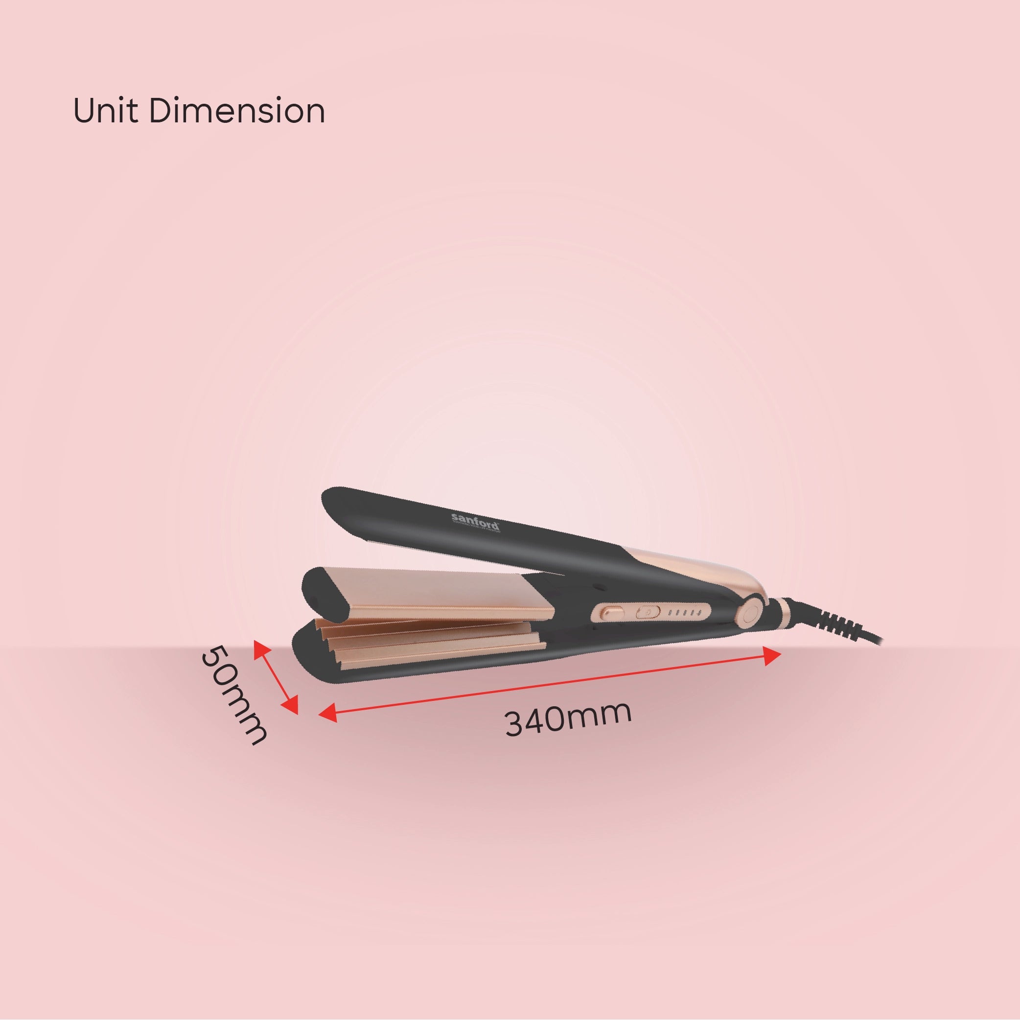 2 in 1 hair straightener crimping ceramic coating sanford 6
