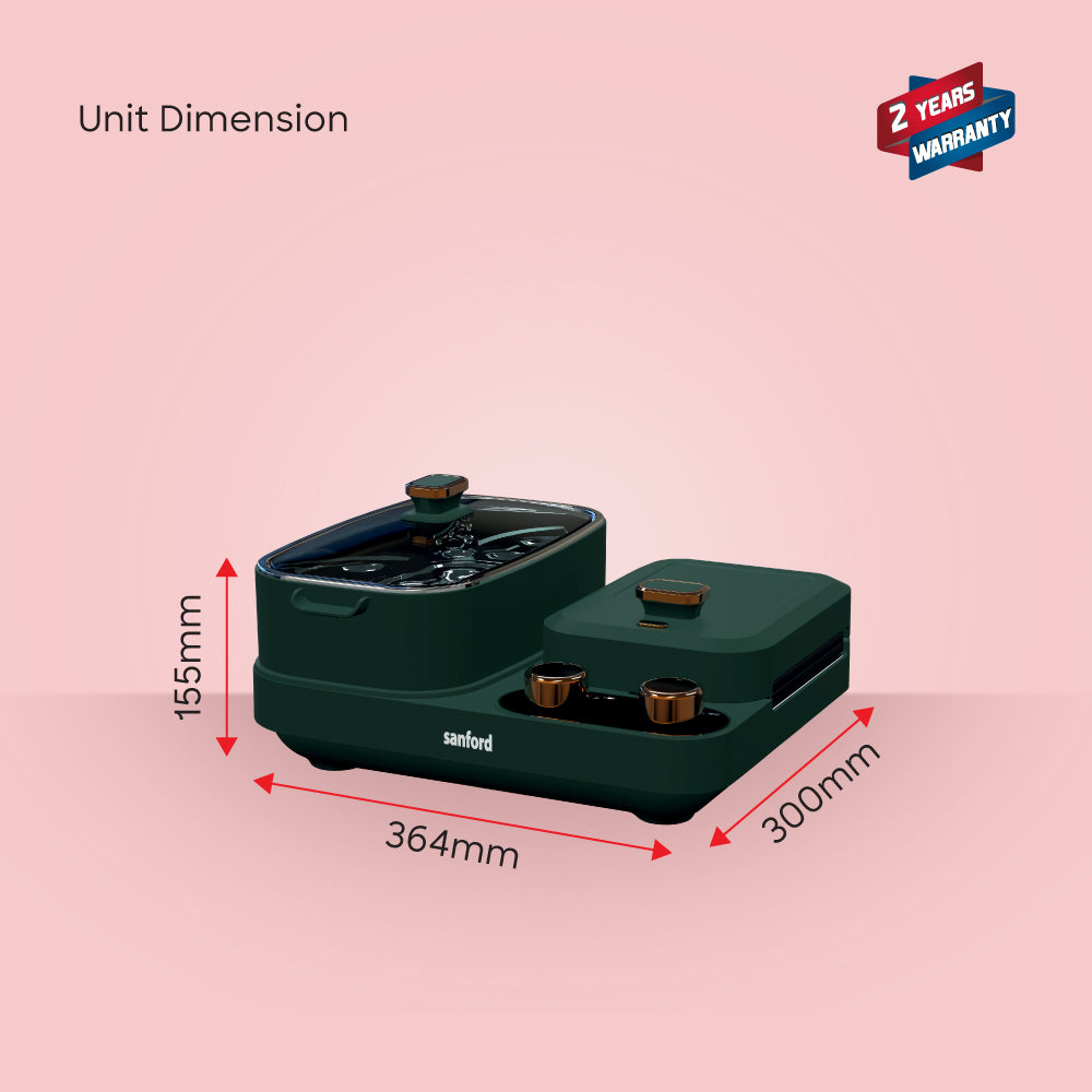 Sanford 5 IN 1 Multifunctional Breakfast Maker | SF9953SM - buysanford