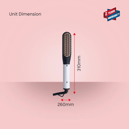beard straightener hair styler titanium plates 25W sanford 6