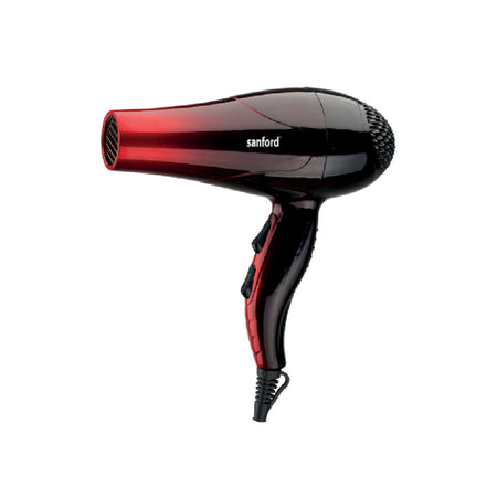 Sanford high-performance 1200W professional hair dryer in black silver