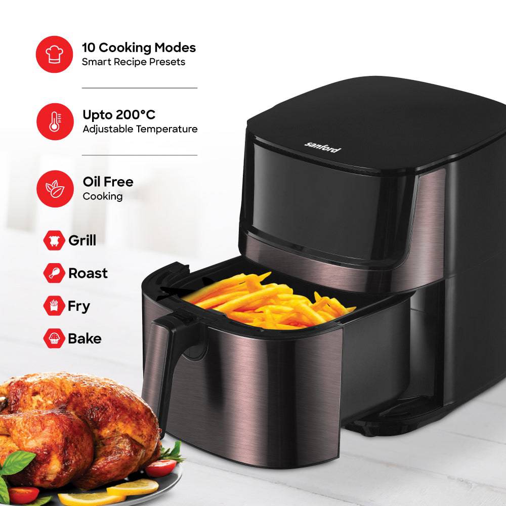 Sanford  8.0L Digital Air Fryer | SF2458AF - SANFORD MIDDLE EAST DWC L.L.C