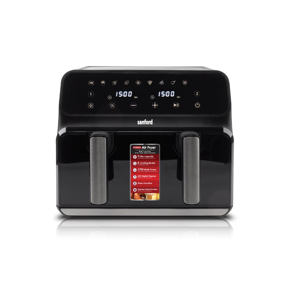 Sanford  9L Dual-Zone Digital Air Fryer | SF2459AF - SANFORD MIDDLE EAST DWC L.L.C