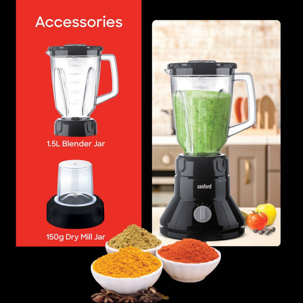 Sanford 2-in-1 Multifunctional Blender and Mill |SF6803BR - SANFORD MIDDLE EAST DWC L.L.C