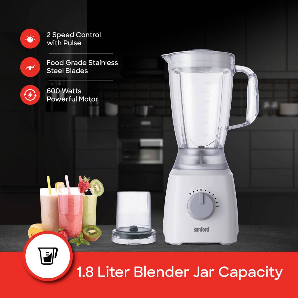 Sanford 2-in-1 Multifunctional Blender and Mill |SF6808BR - SANFORD MIDDLE EAST DWC L.L.C