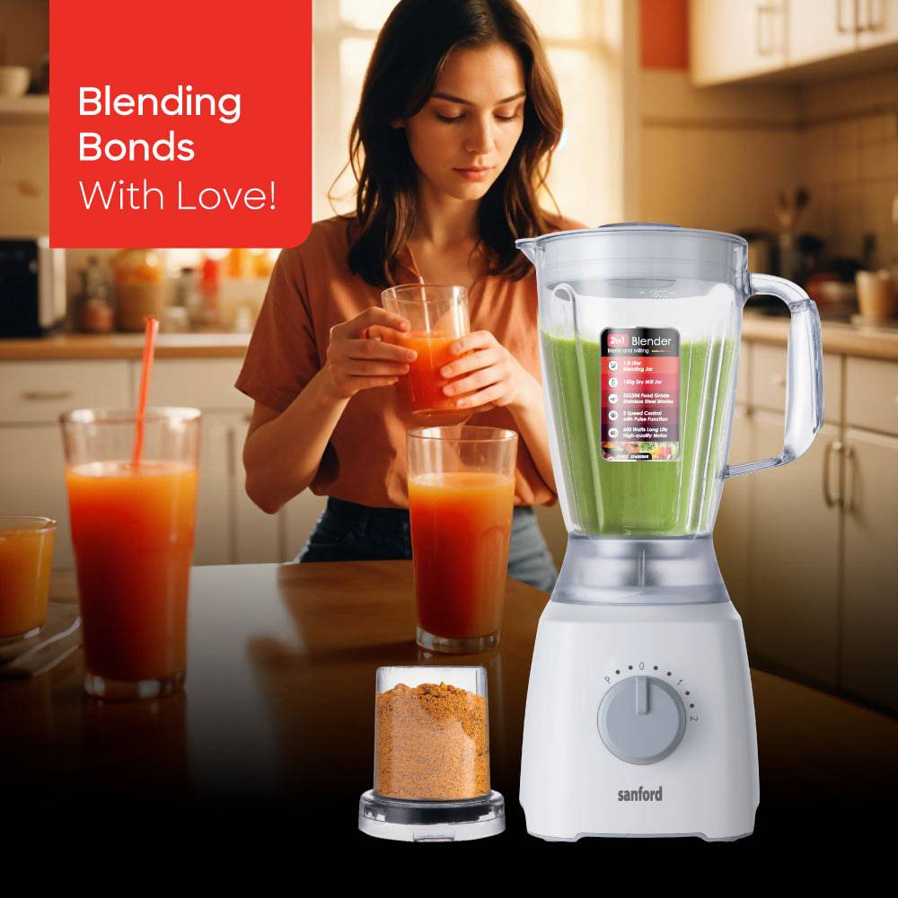 Sanford 2-in-1 Multifunctional Blender and Mill |SF6808BR - SANFORD MIDDLE EAST DWC L.L.C