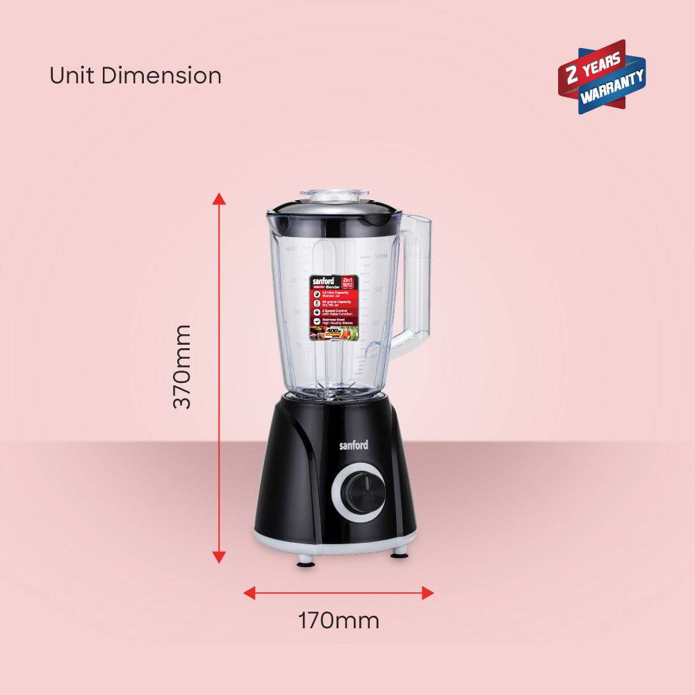 Sanford 2-in-1 Multifunctional Blender and Mill |SF6817BR - SANFORD MIDDLE EAST DWC L.L.C