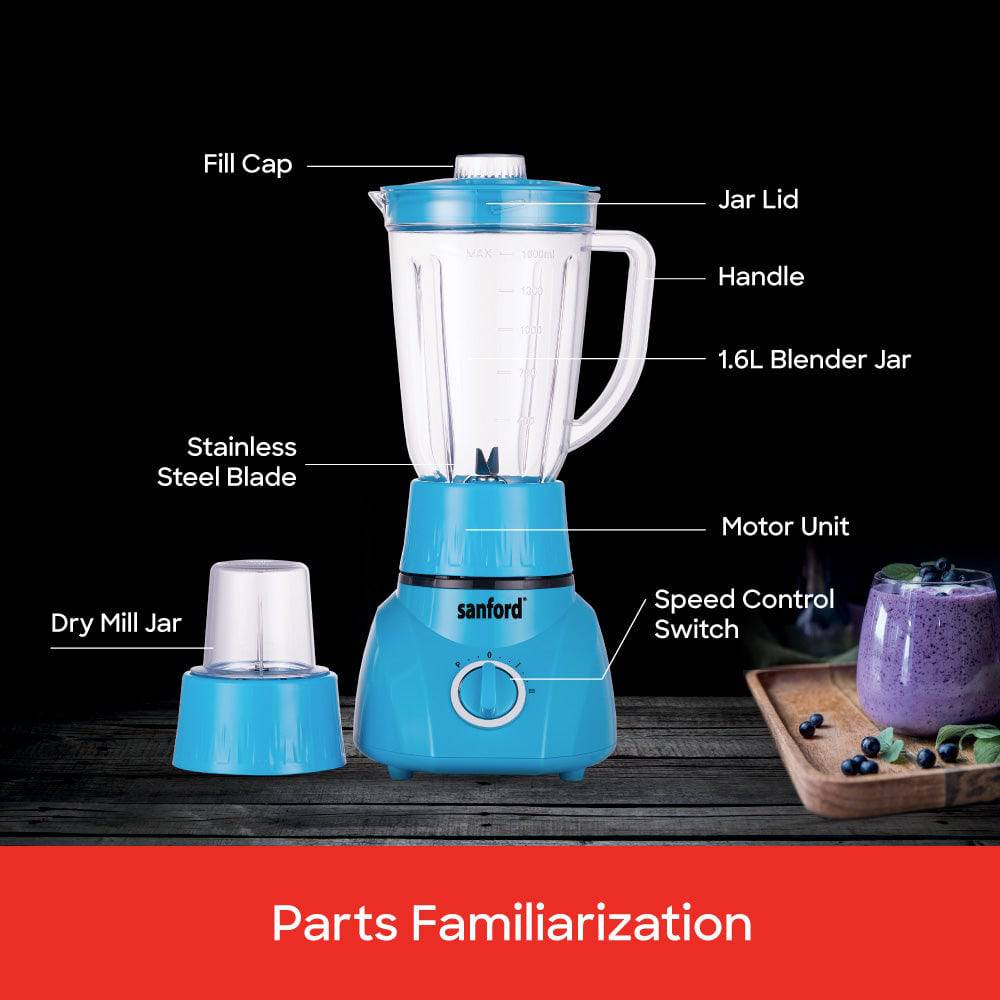 Sanford 2-in-1 Multifunctional Blender and Mill |SF6818BR - SANFORD MIDDLE EAST DWC L.L.C
