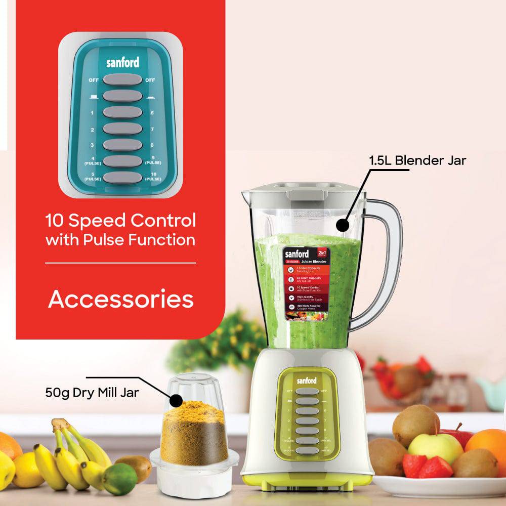 Sanford 2-in-1 Multifunctional Blender and Mill |SF6820BR - SANFORD MIDDLE EAST DWC L.L.C
