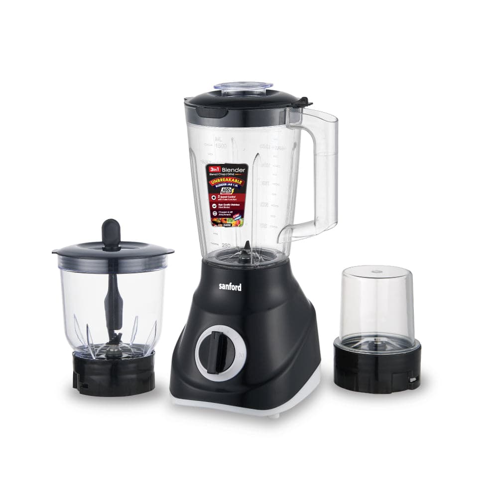 Sanford 3-in-1 Multifunctional Blender, Mincer and Mill |SF6809BR - SANFORD MIDDLE EAST DWC L.L.C