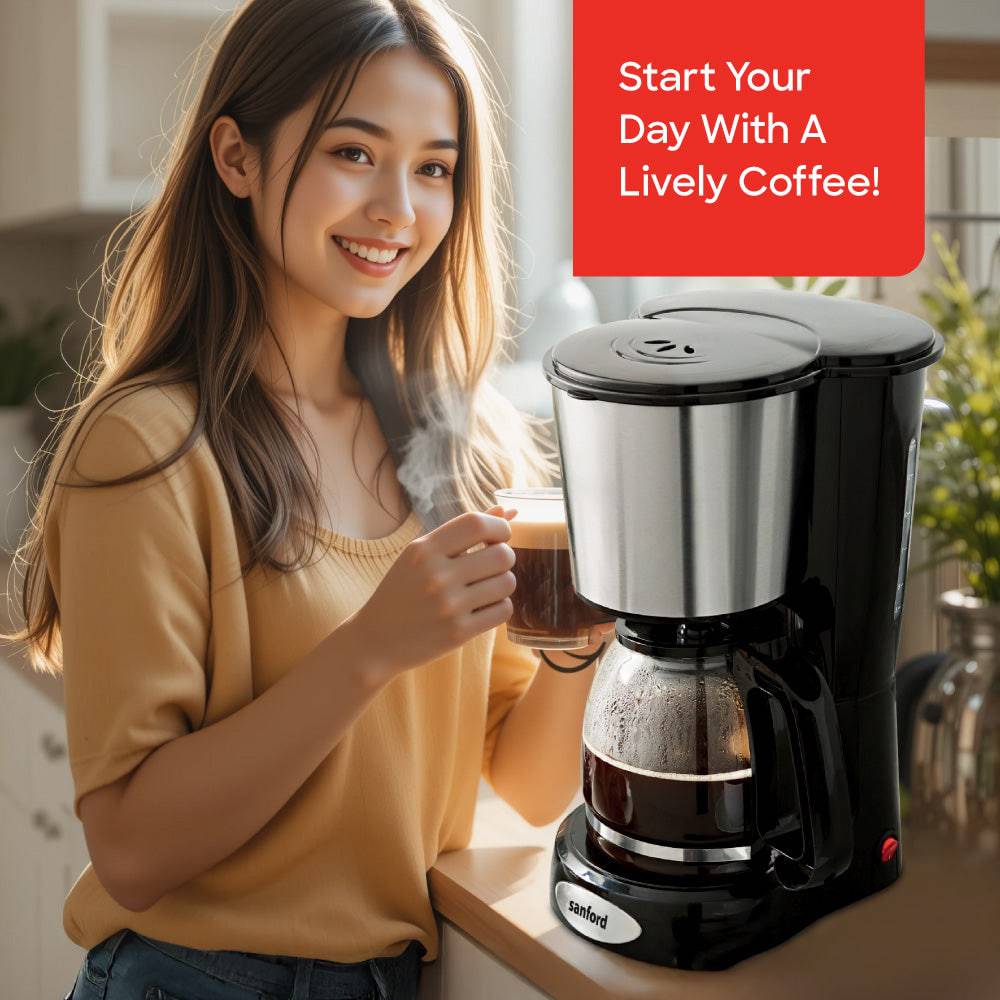 Sanford 12-Cup Coffee Maker |SF1394CM - SANFORD MIDDLE EAST DWC L.L.C