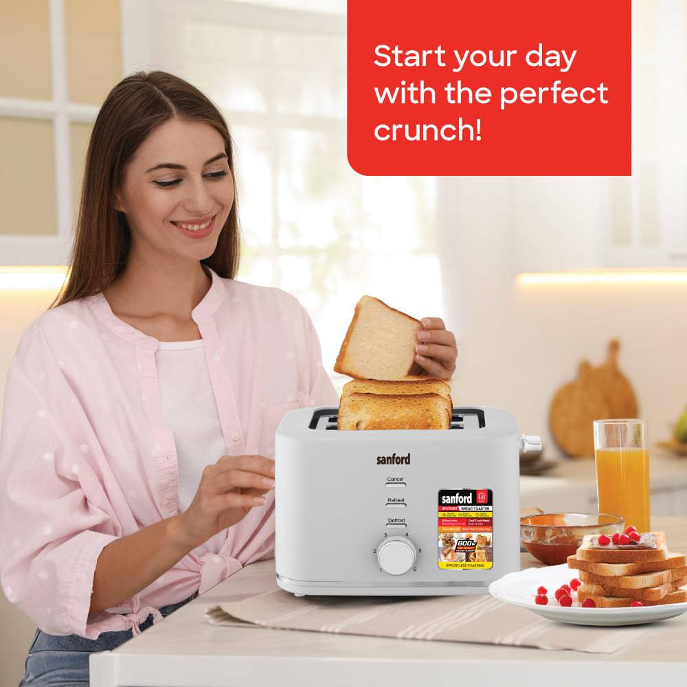 Sanford 2-Slice Bread Toaster |SF5753BT - SANFORD MIDDLE EAST DWC L.L.C