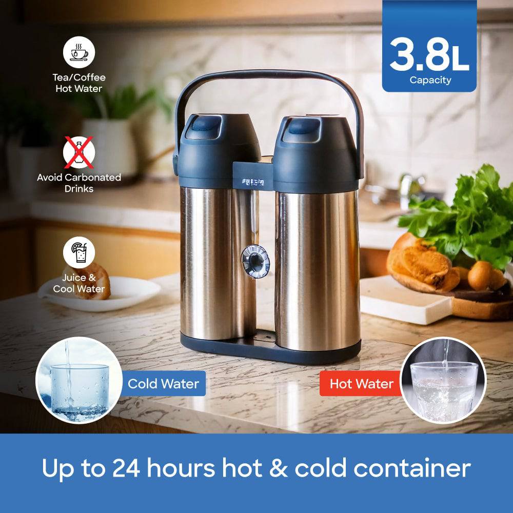 Sanford 3.8-Liter Stainless Steel Airpot  Beverage Flask | SF1642AVF - SANFORD MIDDLE EAST DWC L.L.C