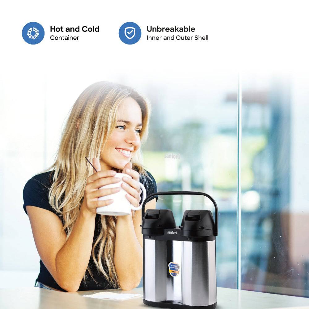 Sanford 3.8-Liter Stainless Steel Airpot  Beverage Flask | SF1642AVF - SANFORD MIDDLE EAST DWC L.L.C