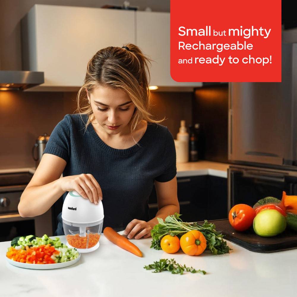 Sanford  Multi-Functional Rechargeable Food Chopper 450 ml | SF6814FP - SANFORD MIDDLE EAST DWC L.L.C