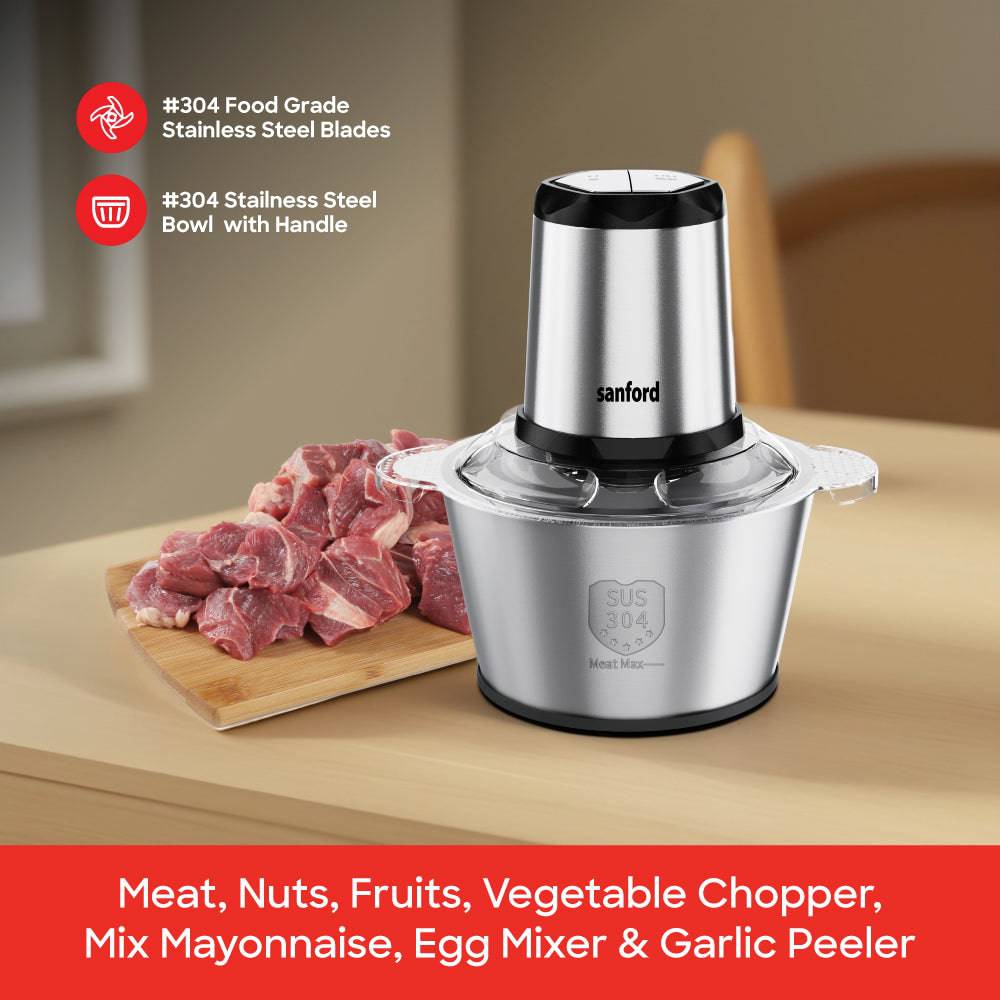 Sanford Multifunctional Electrical Food Chopper 2.0L | SF5583FC - SANFORD MIDDLE EAST DWC L.L.C