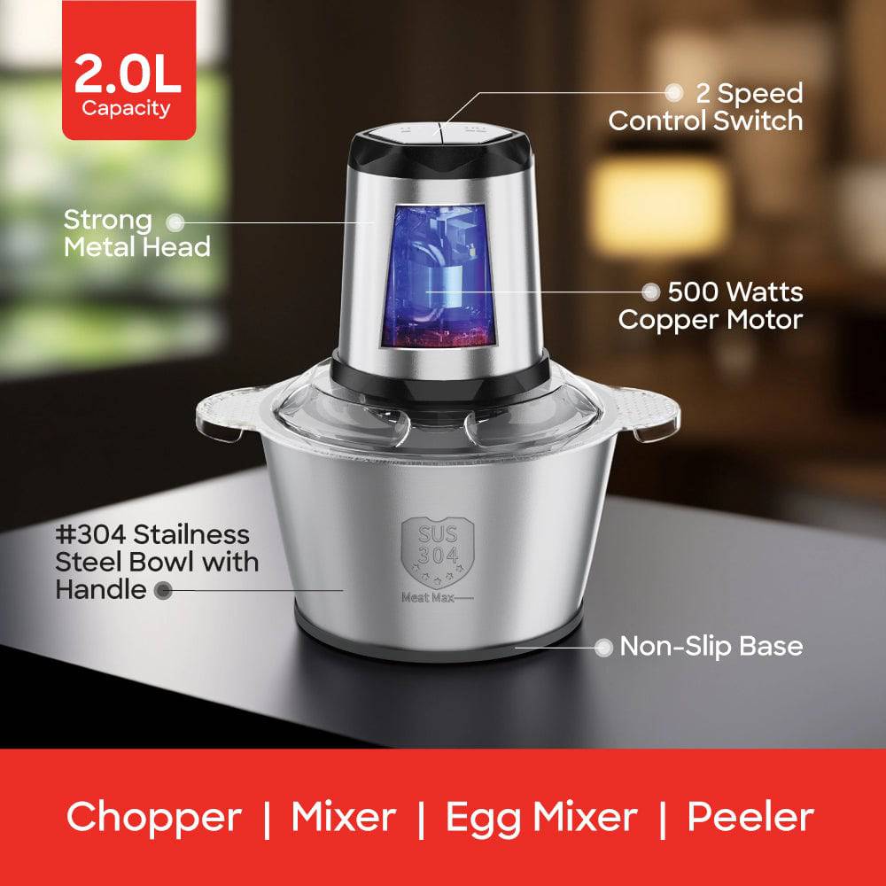Sanford Multifunctional Electrical Food Chopper 2.0L | SF5583FC - SANFORD MIDDLE EAST DWC L.L.C