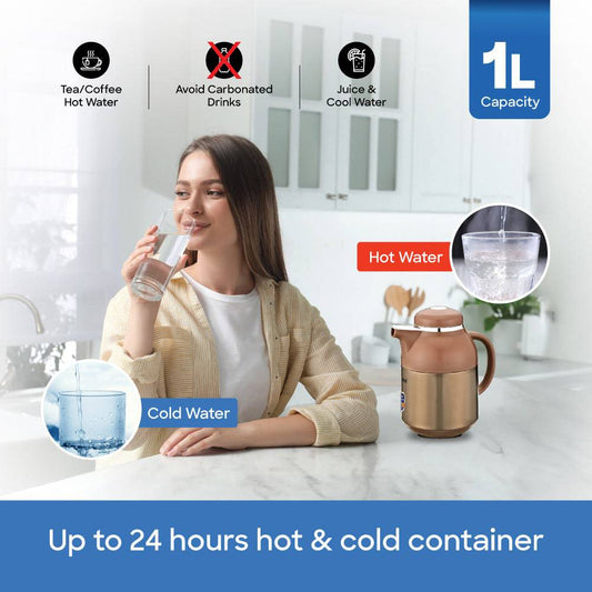 Sanford 1.0L Double Glass Liner Vacuum Flask | SF10515VF - SANFORD MIDDLE EAST DWC L.L.C
