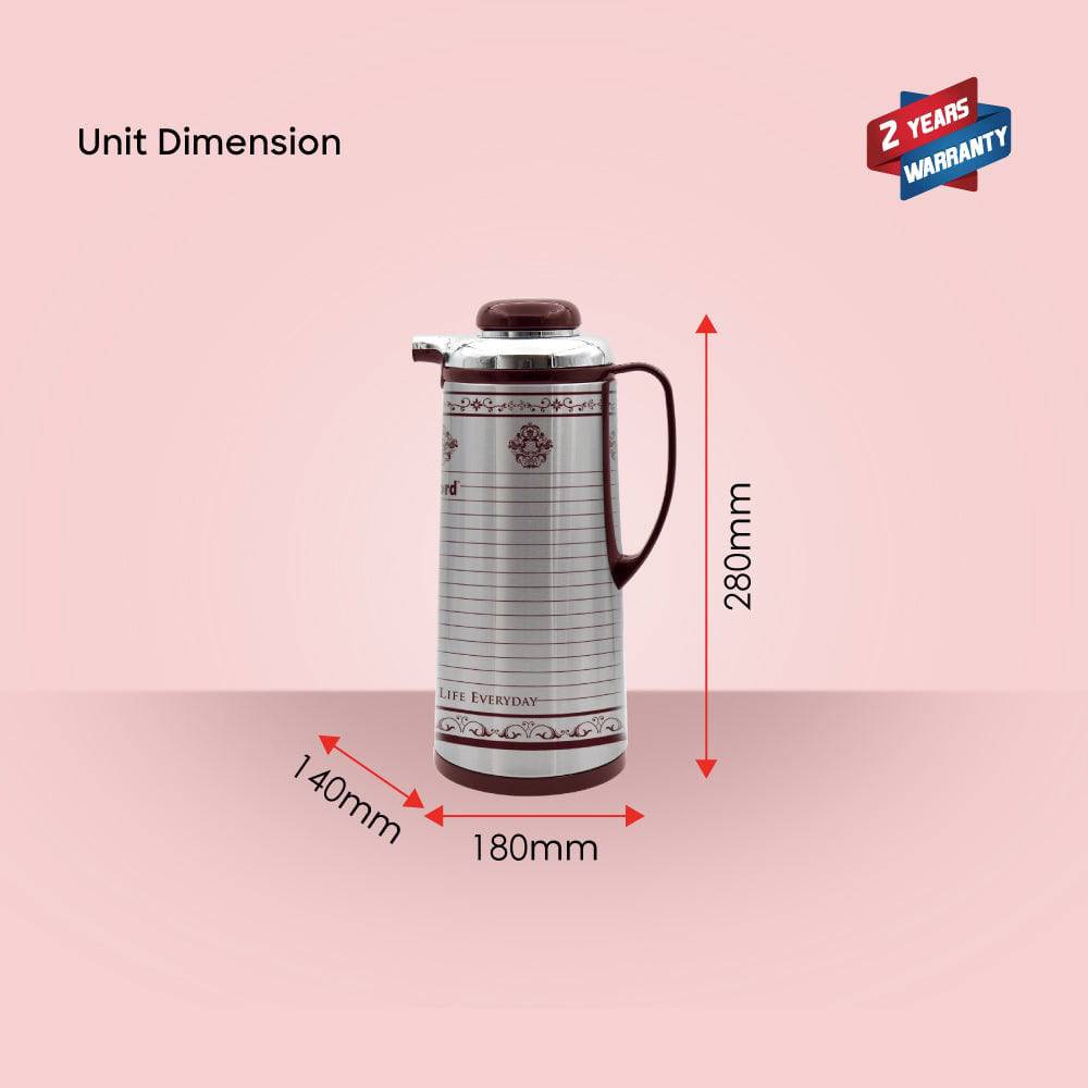 Sanford 1.3-liter flask for keeping beverages at perfect temperature