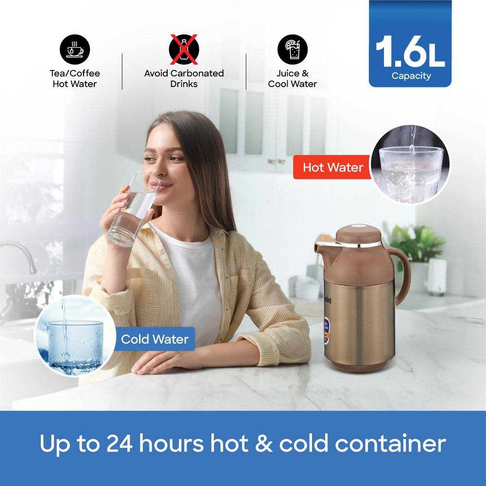 Sanford 1.6L Double Glass Liner Vacuum Flask |  SF10517VF - SANFORD MIDDLE EAST DWC L.L.C