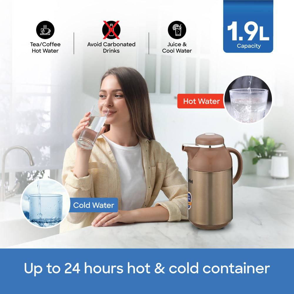 Sanford 1.9L Double Glass Liner Vacuum Flask | SF10518VF - SANFORD MIDDLE EAST DWC L.L.C