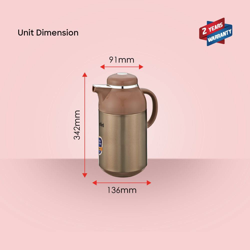 Sanford 1.9L Double Glass Liner Vacuum Flask | SF10518VF - SANFORD MIDDLE EAST DWC L.L.C