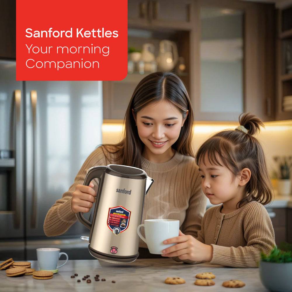Sanford Double Layer Cordless Electric Kettle | SF1868EK