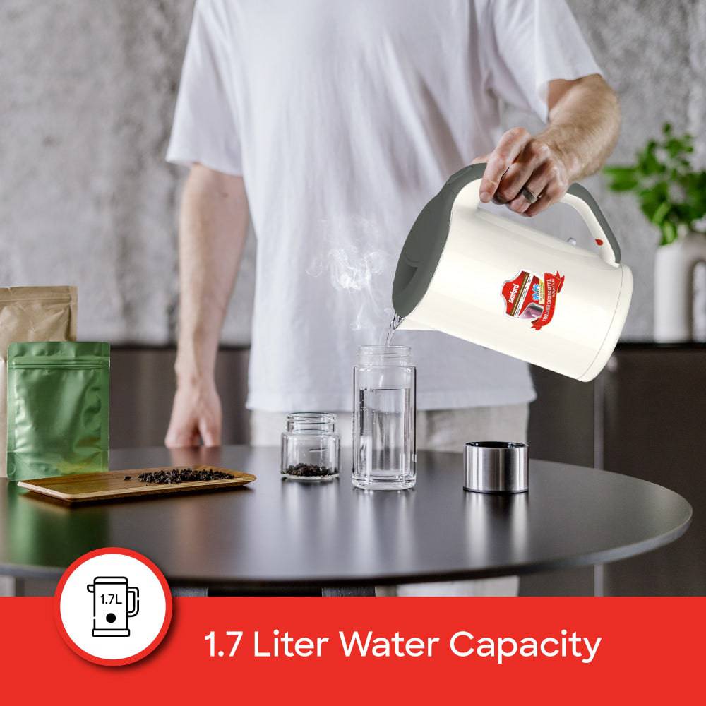 Sanford  1.7 L Double Layer Cordless Electric Kettle | SF3328EK - SANFORD MIDDLE EAST DWC L.L.C