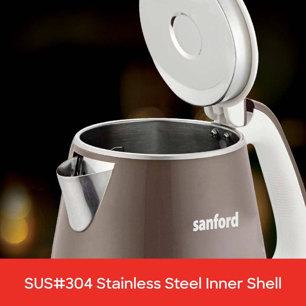 Sanford  1.7 L Double Layer Cordless Electric Kettle | SF3364EK - SANFORD MIDDLE EAST DWC L.L.C