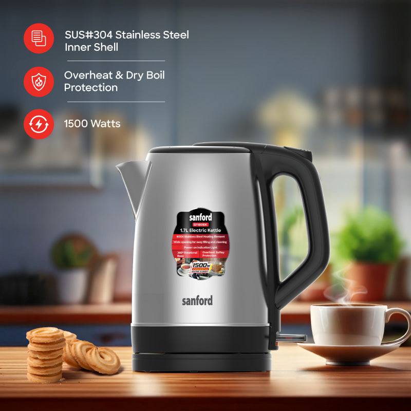 SF1851EK - 1.7L Electric kettle - SANFORD MIDDLE EAST DWC L.L.C