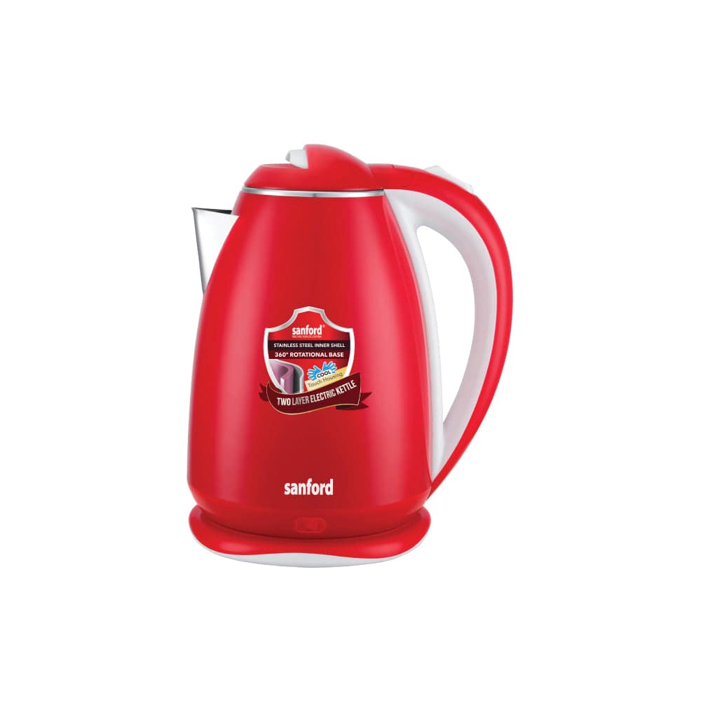 Sanford  1.8 L Double Layer Cordless Electric Kettle | SF1880EK - SANFORD MIDDLE EAST DWC L.L.C