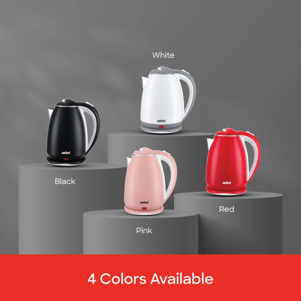 Sanford  1.8 L Double Layer Cordless Electric Kettle | SF1880EK - SANFORD MIDDLE EAST DWC L.L.C