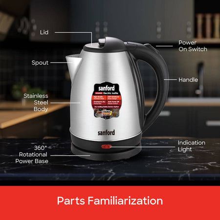 SF3343EK - 1.8L Electric Kettle - SANFORD MIDDLE EAST DWC L.L.C