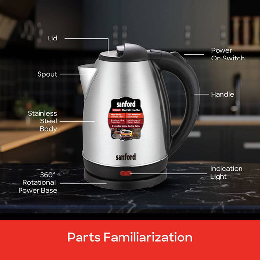 SF3343EK - 1.8L Electric Kettle - SANFORD MIDDLE EAST DWC L.L.C