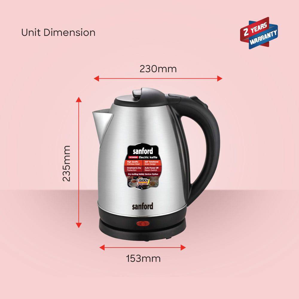 SF3343EK - 1.8L Electric Kettle - SANFORD MIDDLE EAST DWC L.L.C