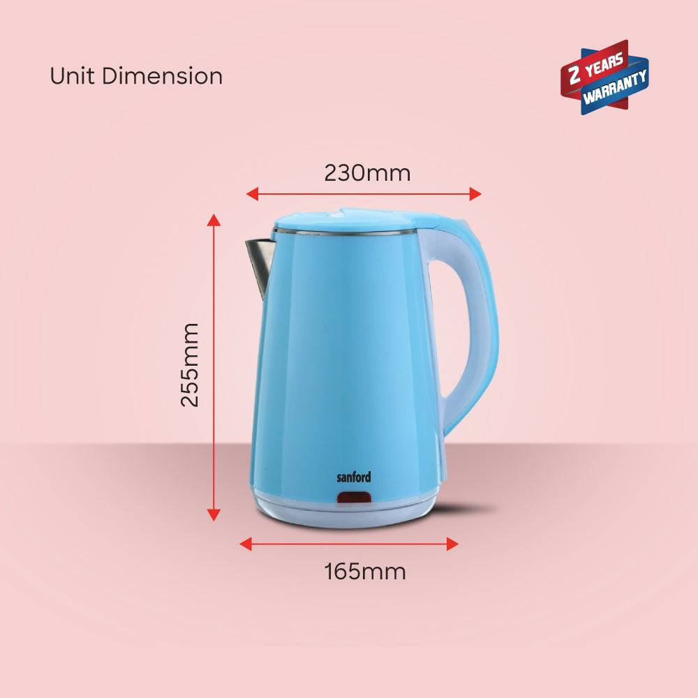 Sanford 2.2-liter double layer kettle for family use and office settings