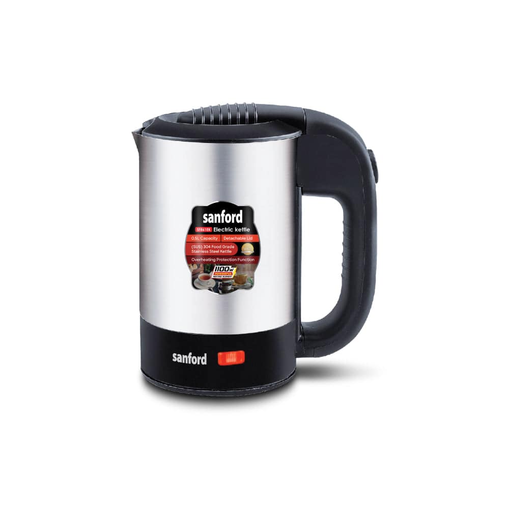 Sanford Travel Stainless Steel Electric Kettle 0.5L | SF861EK - SANFORD MIDDLE EAST DWC L.L.C