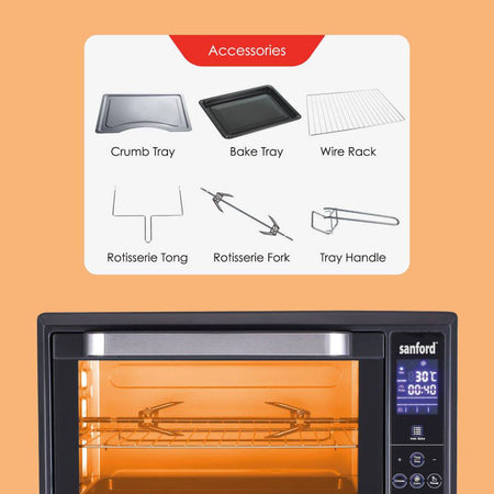 Sanford 33L Electric Oven with Rotisserie | SF5622EO - SANFORD MIDDLE EAST DWC L.L.C
