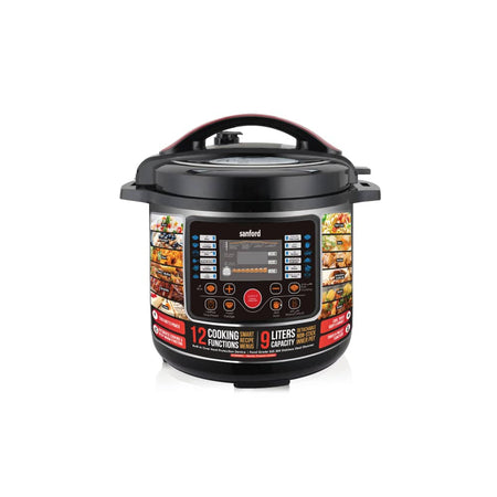 Sanford 9L electric pressure cooker with multi-function cooking programs