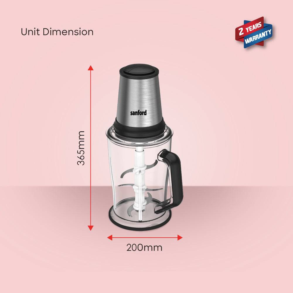 Sanford Multifunctional Electrical Food Chopper 2.0L | SF5587FC - SANFORD MIDDLE EAST DWC L.L.C