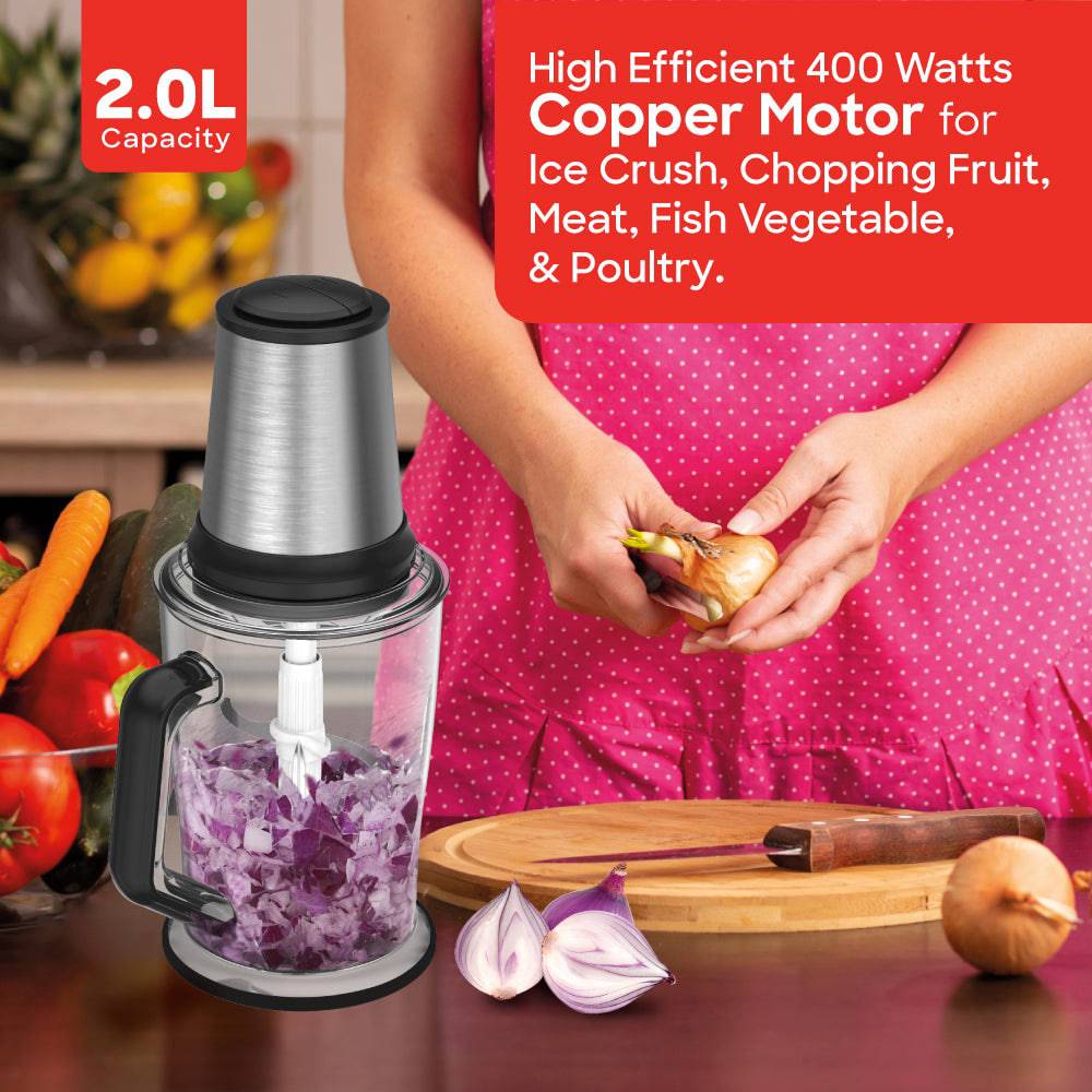Sanford Multifunctional Electrical Food Chopper 2.0L | SF5587FC - SANFORD MIDDLE EAST DWC L.L.C