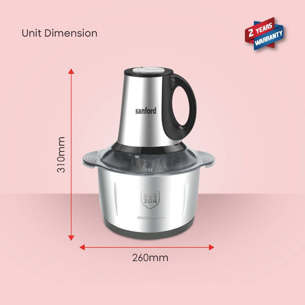 Sanford Multifunctional Electrical Heavy-Duty Food Chopper 4.0L | SF5582FC - SANFORD MIDDLE EAST DWC L.L.C