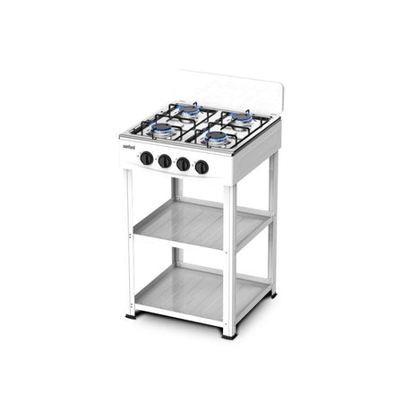 Sanford Four Burner Stainless Steel Gas Stove With Stand| SF5460GC - SANFORD MIDDLE EAST DWC L.L.C