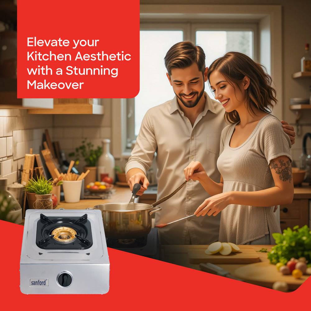 Sanford Single Burner Stainless Steel Gas Stove | SF5113GC - SANFORD MIDDLE EAST DWC L.L.C