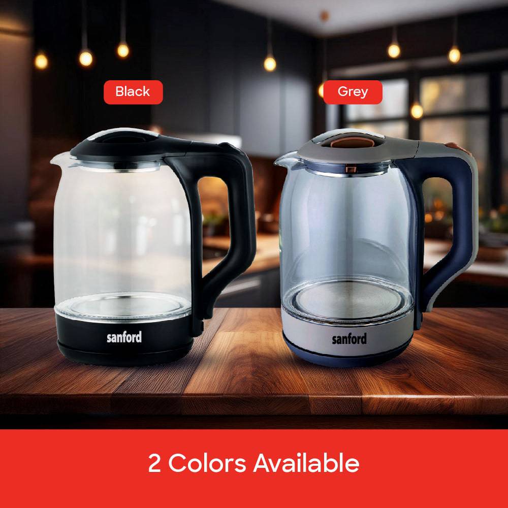 SF3354EK - 1.8L Glass Electric Kettle - SANFORD MIDDLE EAST DWC L.L.C